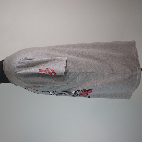 Star Wars Rogue One Jyn Baze Chirrut Cassian Gray Red S/S Graphic Tee Size Large - Picture 2 of 8